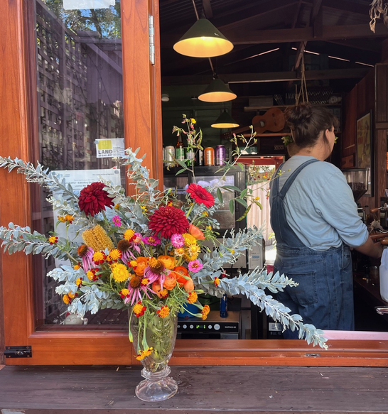 Floral arrangement by Open Heart Flora